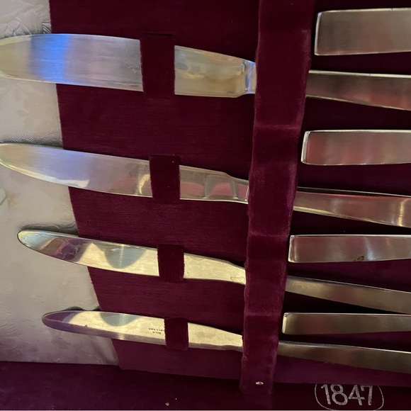 Vintage 60S SOLA HOLLAND STAINLESS CORA MODERNIST FLATWARE SET 74 Pieces - Picture 4 of 6